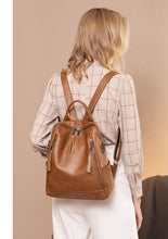 Load image into Gallery viewer, Women&#39;s Minimalist Leather  Back Pack