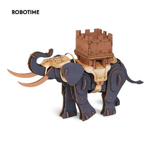 Robotime Rowood Warrior-Horse & Warrior-ELephant 3D Wooden Puzzle