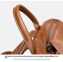 Load image into Gallery viewer, Women&#39;s Minimalist Leather  Back Pack