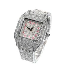 Load image into Gallery viewer, Hip Hop  Iced Out Men&#39;s Square Watch