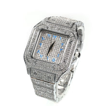 Load image into Gallery viewer, Hip Hop  Iced Out Men&#39;s Square Watch