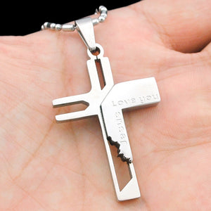 Love you Jesus Cross Pendant
