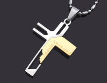 Load image into Gallery viewer, Love you Jesus Cross Pendant