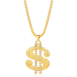 Dollar Sign Pendant Necklace