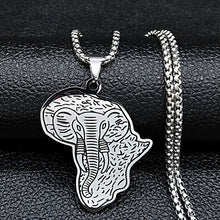 Load image into Gallery viewer, African Continent  Symbol Pendant Necklace