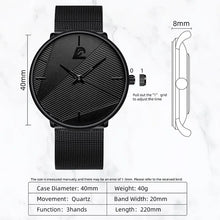 Load image into Gallery viewer, 3PCS set of minimalistic fashion watch for men