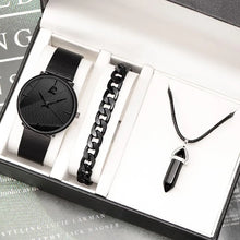 Load image into Gallery viewer, 3PCS set of minimalistic fashion watch for men