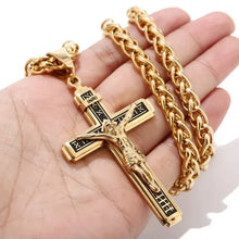 Load image into Gallery viewer, Jesus Cruxifx Pendant Necklace