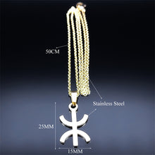 Load image into Gallery viewer, African Continent  Symbol Pendant Necklace