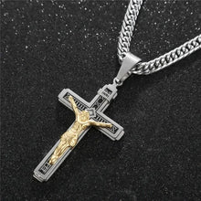 Load image into Gallery viewer, Jesus Cruxifx Pendant Necklace