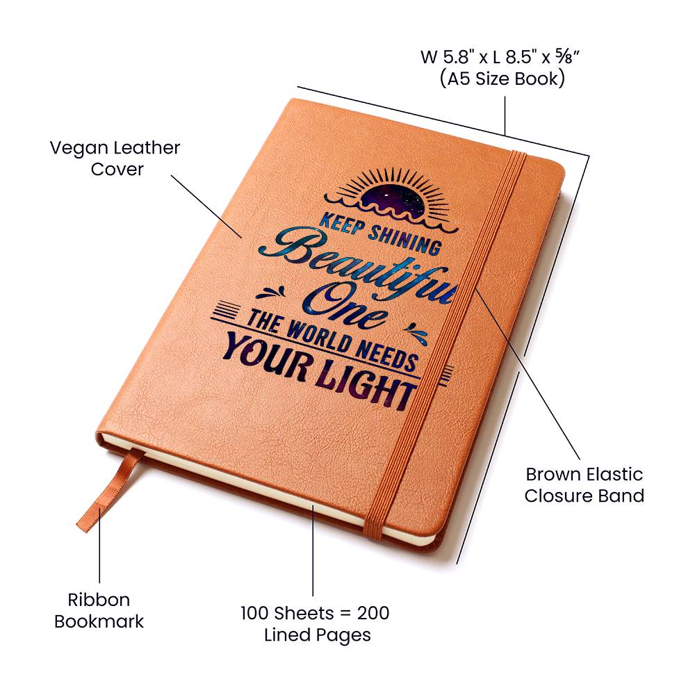 Graphic Leather Journal For Women