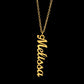 Vertical Name Necklace For Daughter