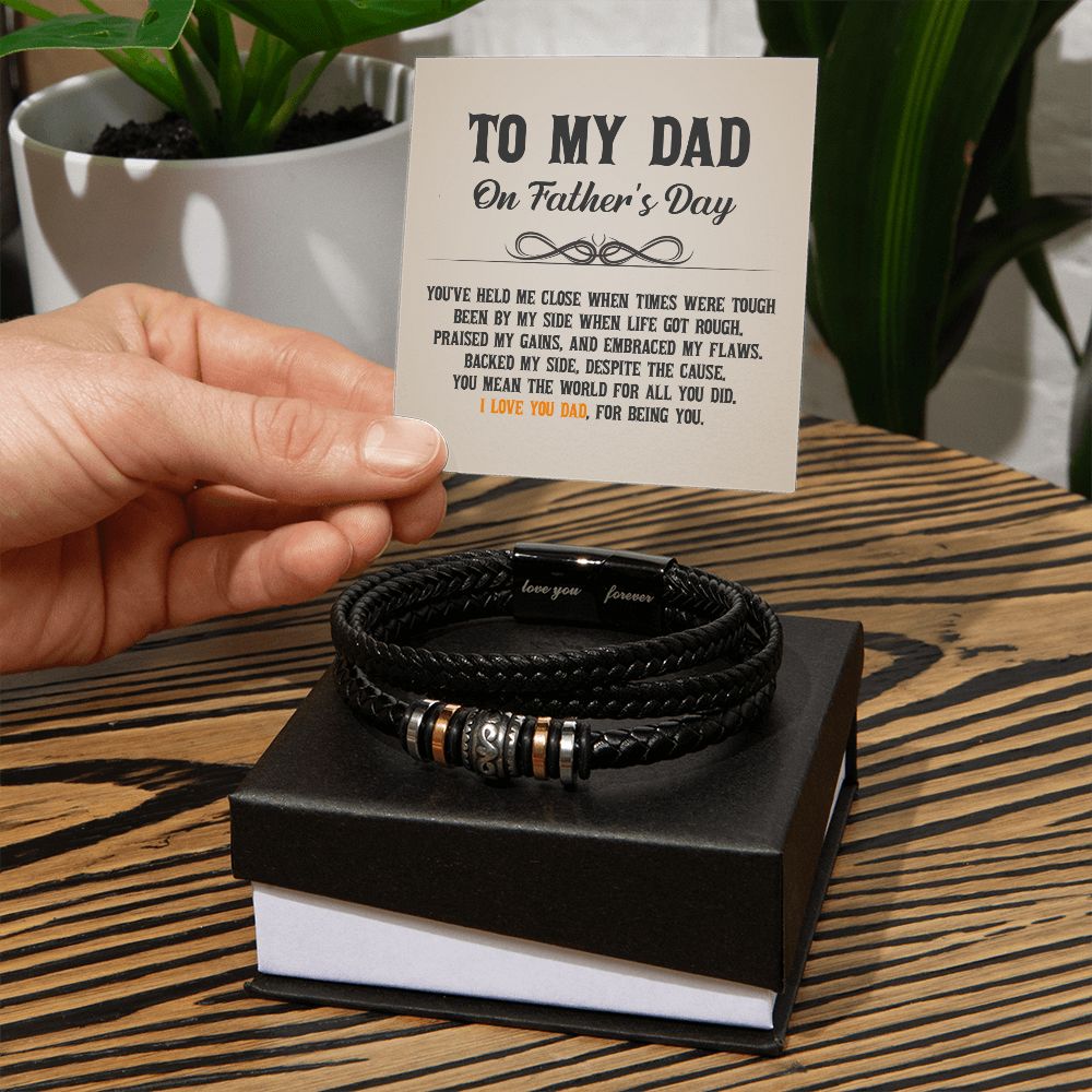 Dad's "Love You Forever" Bracelet