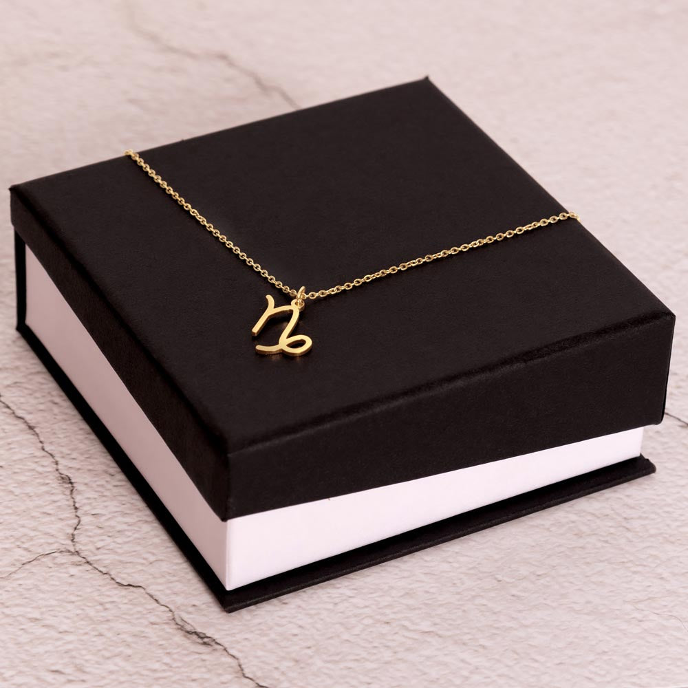 Zodiac Symbol Necklace For Daughter