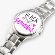 Load image into Gallery viewer, Black Is Beautiful Stainless Steel Quartz Watch