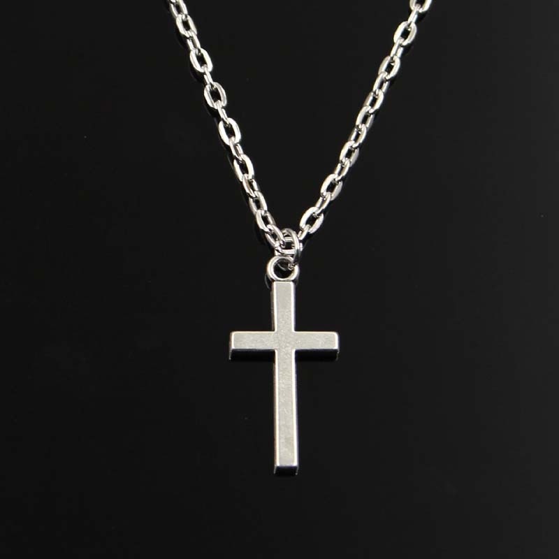 Double Sided Cross Pendant  Necklace