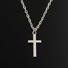 Load image into Gallery viewer, Double Sided Cross Pendant  Necklace