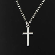 Load image into Gallery viewer, Double Sided Cross Pendant  Necklace