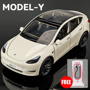 1:24 TESLA MODEL Y SUV Alloy  Diecast Model