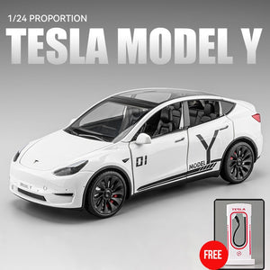 1:24 TESLA MODEL Y SUV Alloy  Diecast Model