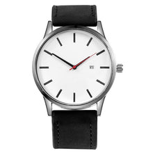 Load image into Gallery viewer, Men Quartz Watch with Leather Strap