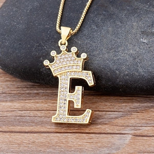 Men's Hip Hop  Alphabet Pendant Necklace