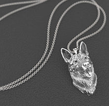 Load image into Gallery viewer, German shepherd necklace And pendant