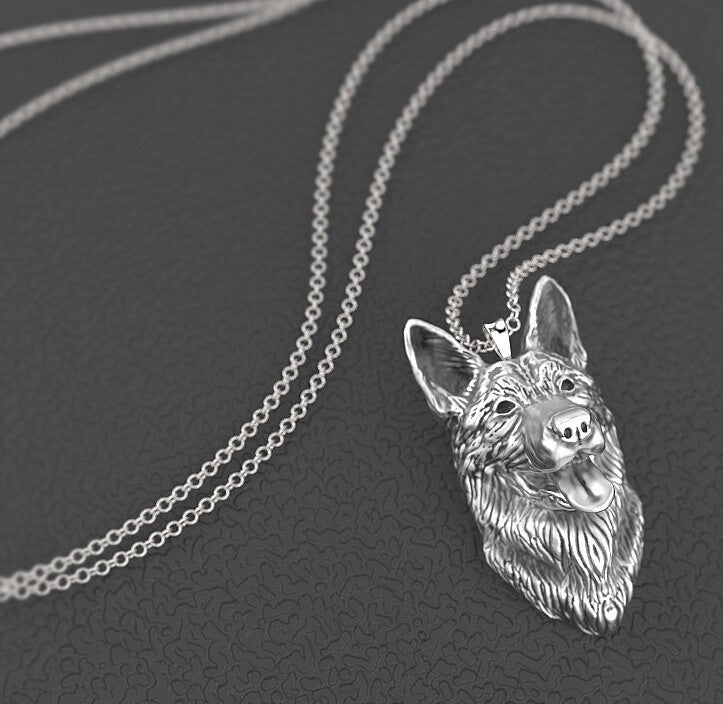 German shepherd necklace And pendant
