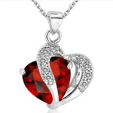 Load image into Gallery viewer, Lady Heart Crystal Pendant Necklace