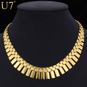 U7 Necklace Big African  Necklace For Women